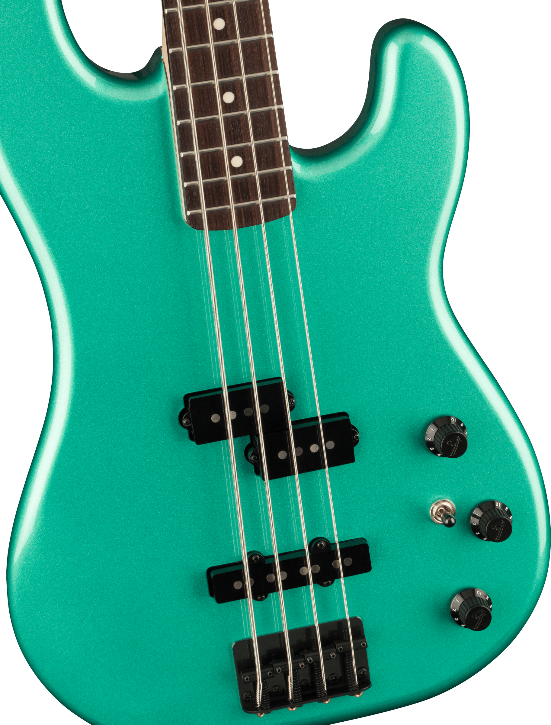 bass guitar teal